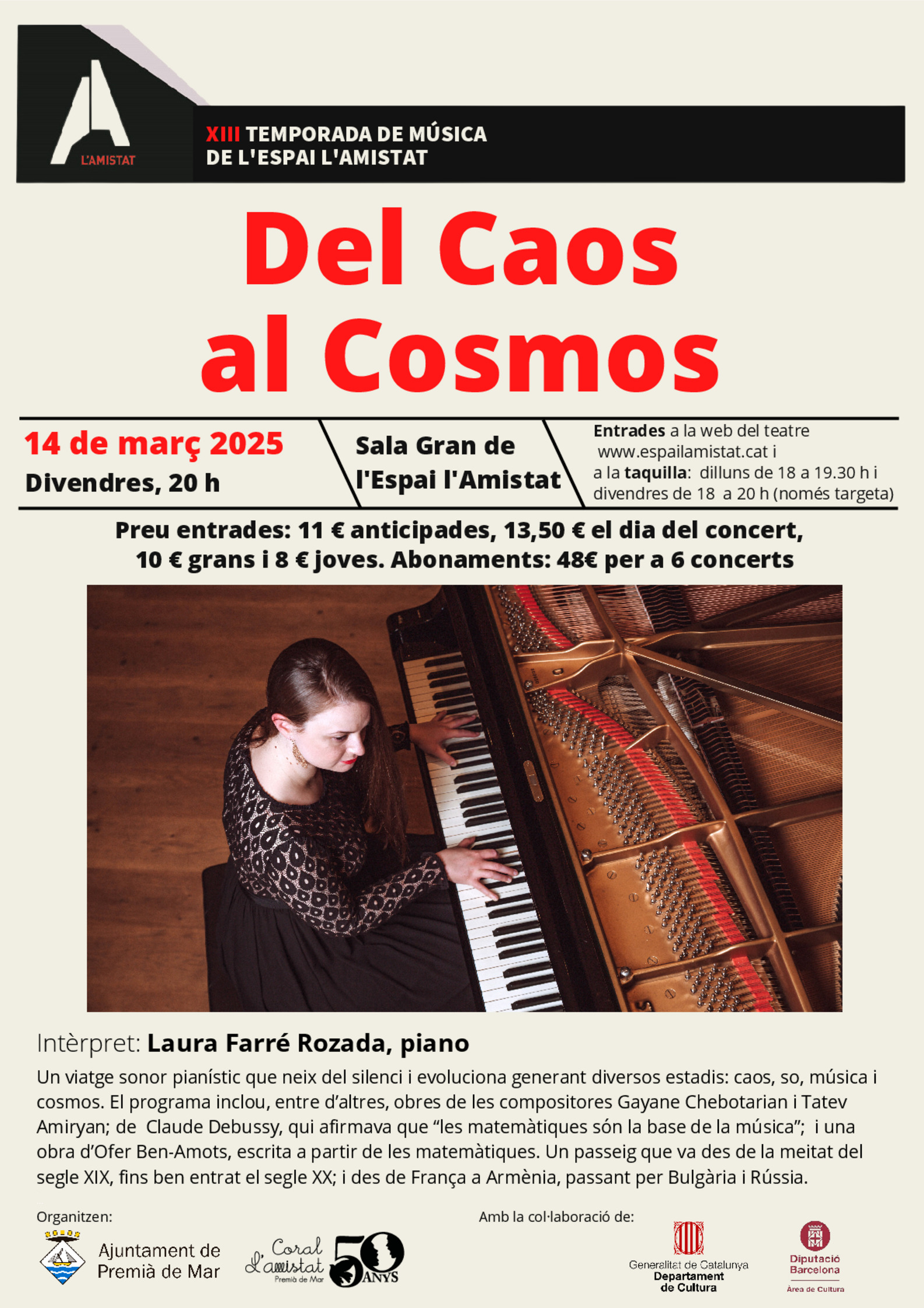 Concert "Del Caos al Cosmos"