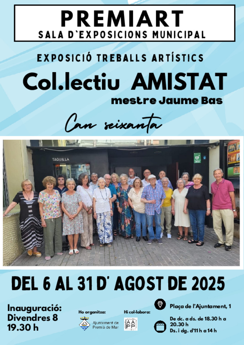 Exposici treballs artstics del colectiu l'amistat