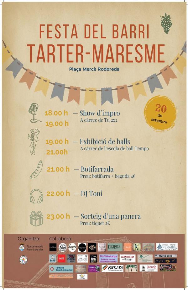 Festa de barri Tarter-Maresme