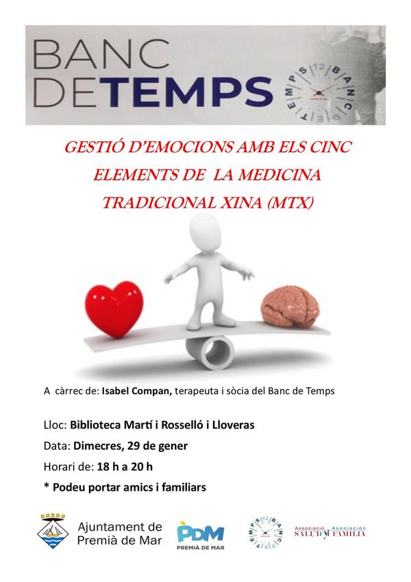 Gesti d'emocions amb els cinc elements de la medicina tradicional xina (MTX(