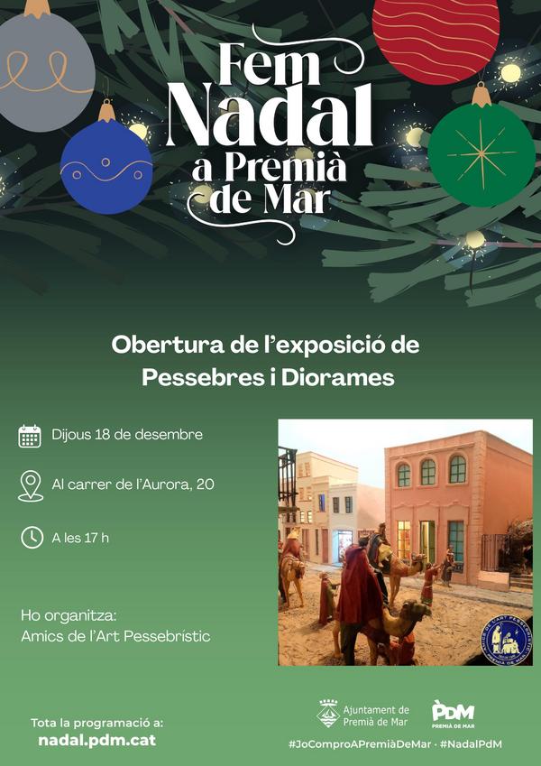 Obertura de l'Exposici de Pessebres i Diorames 2025