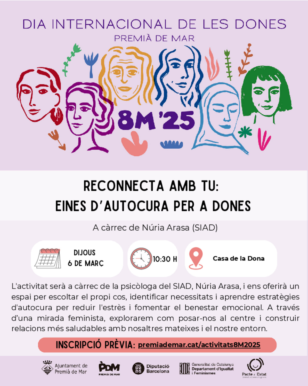 Reconnecta amb tu: eines d'autocura per a dones