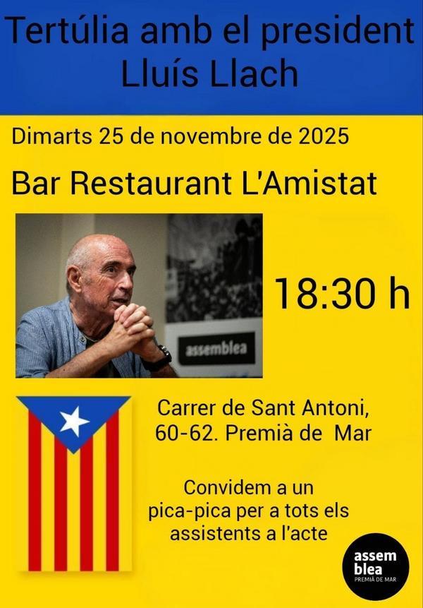 Tertlia amb Llus Llach