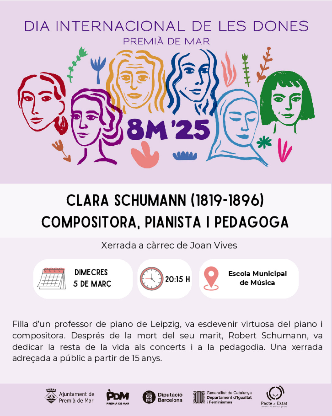 Clara Schumann (1819-1896). Compositora, pianista i pedagoga