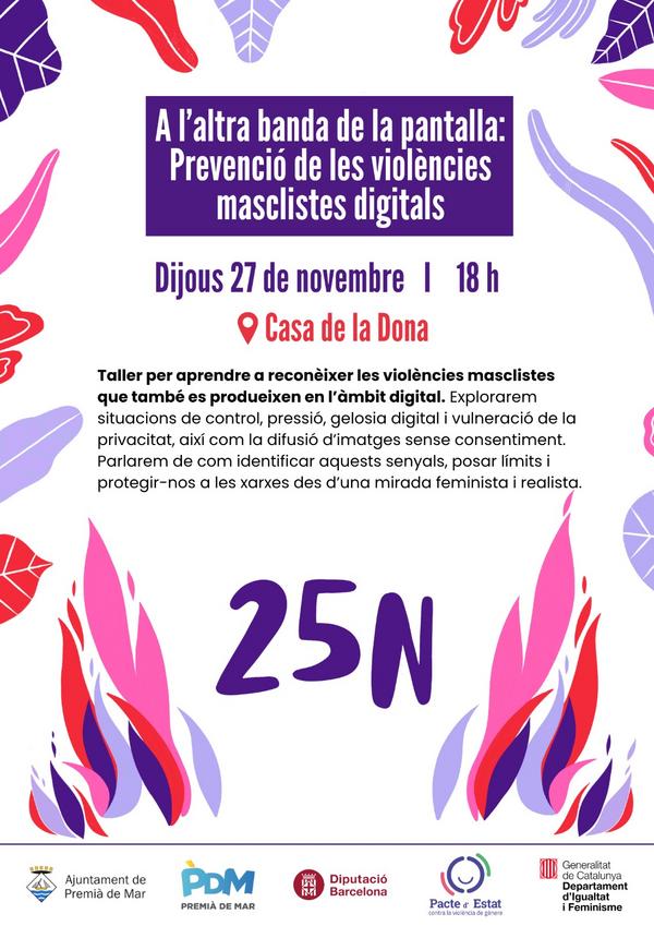A laltra banda de la pantalla: Prevenci de les violncies masclistes digitals
