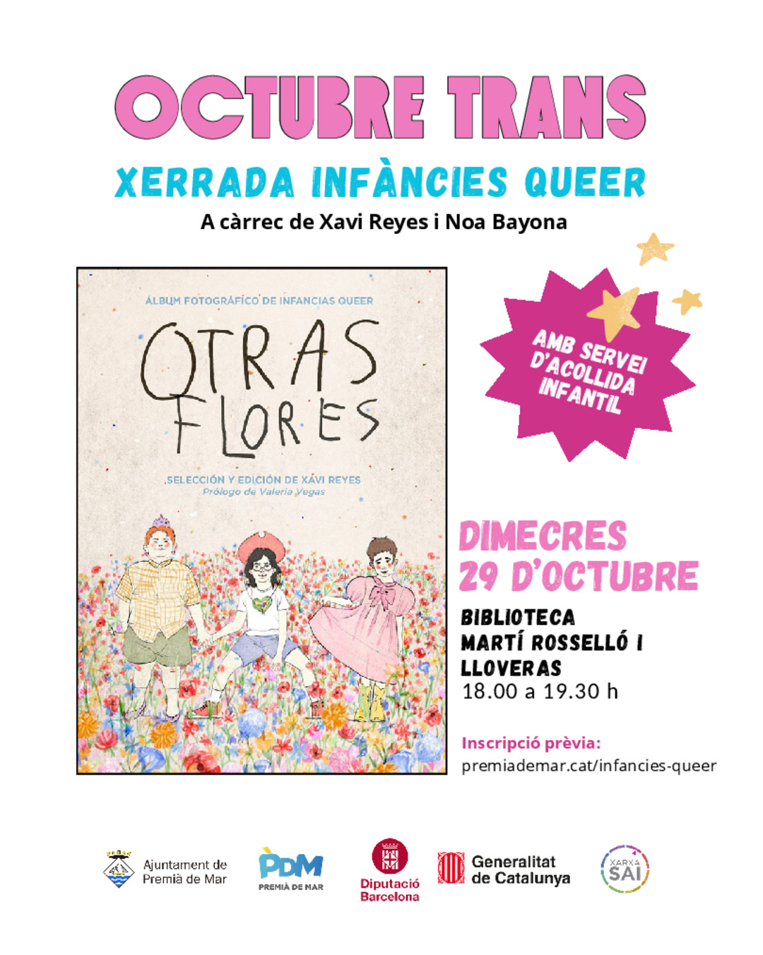 Xerrada del llibre OTRAS FLORES. lbum fotogrfico de infancias queer