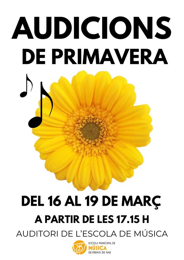Audicions de Primavera