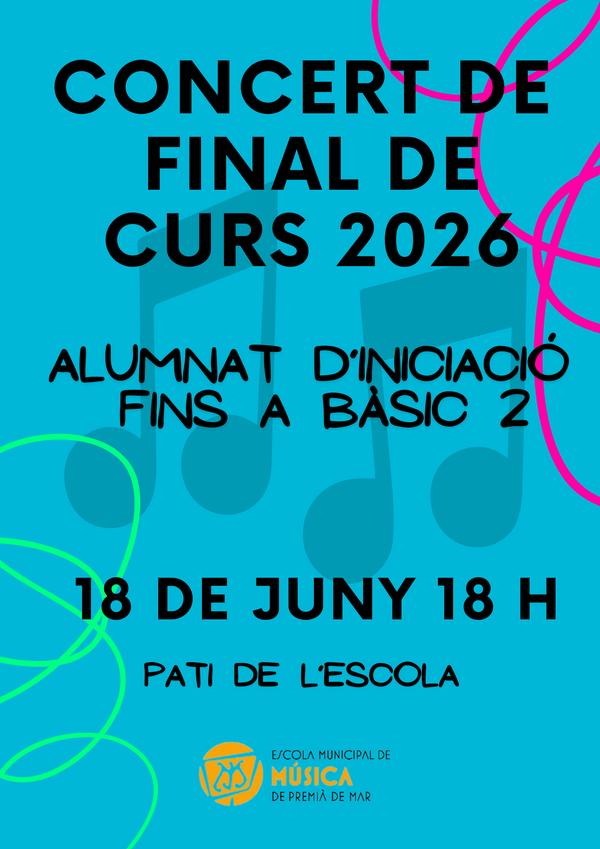 Concert de Final de Curs