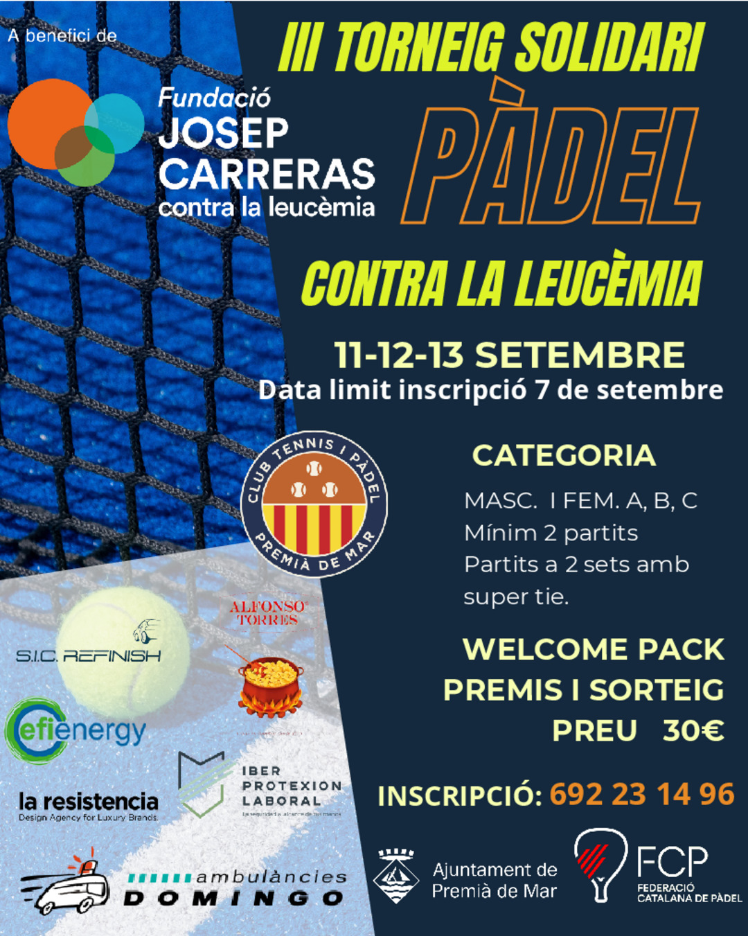 III Torneig Solidari de P�del – Junts som Imparables