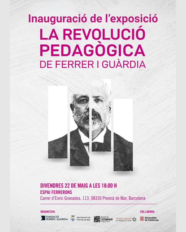 Inauguraci� de l'exposici� "La revoluci� pedag�gica de Ferrer i Gu�rdia"