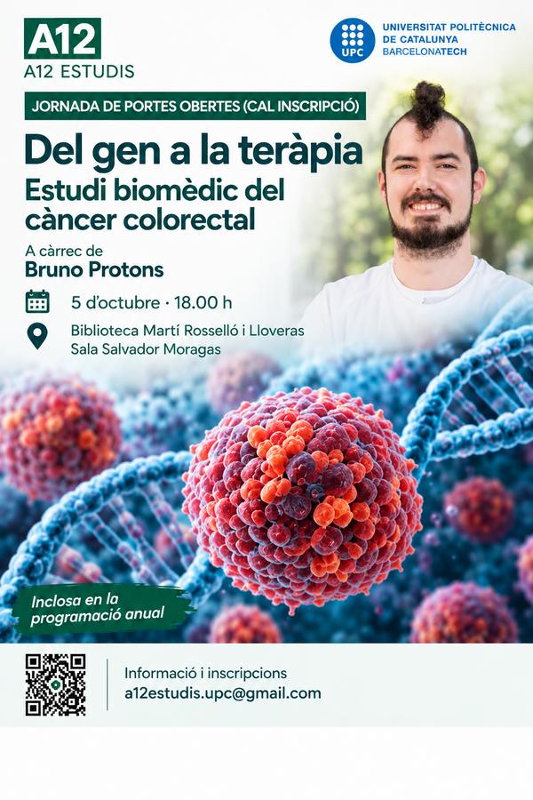 Confer�ncia: Del gen a la ter�pia "Estudi biom�tric del c�ncer colorectal"