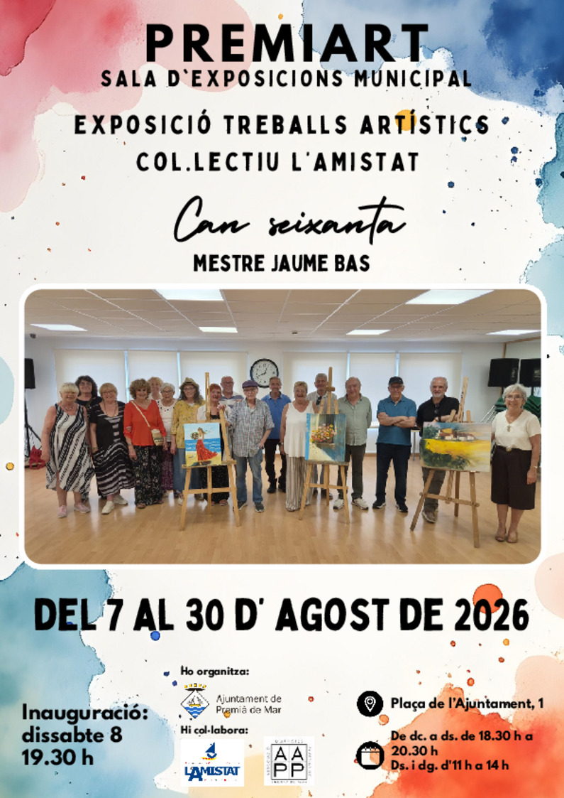Exposici� treballs art�stics col.lectiu l'amistat