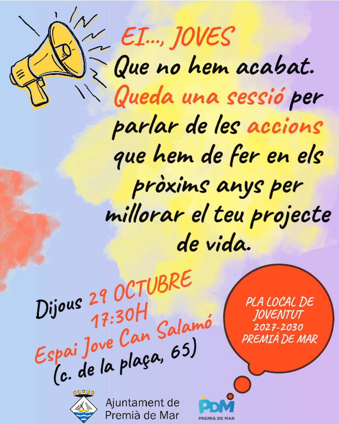 Sessi� per parlar de les accions per millorar el projecte de vida dels joves
