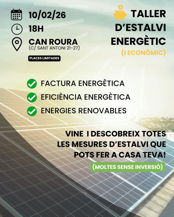 Taller d'estalvi energ�tic (i econ�mic)