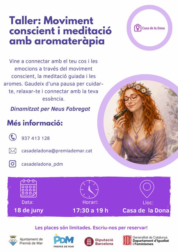 Taller "Moviment conscient i meditaci� amb aromater�pia"