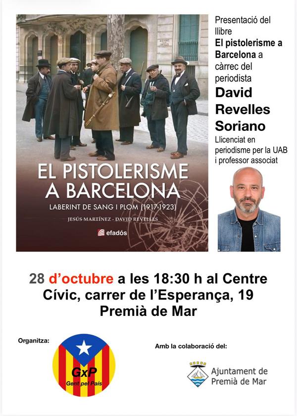 Presentaci� del llibre EL PISTOLERISME A BARCELONA.