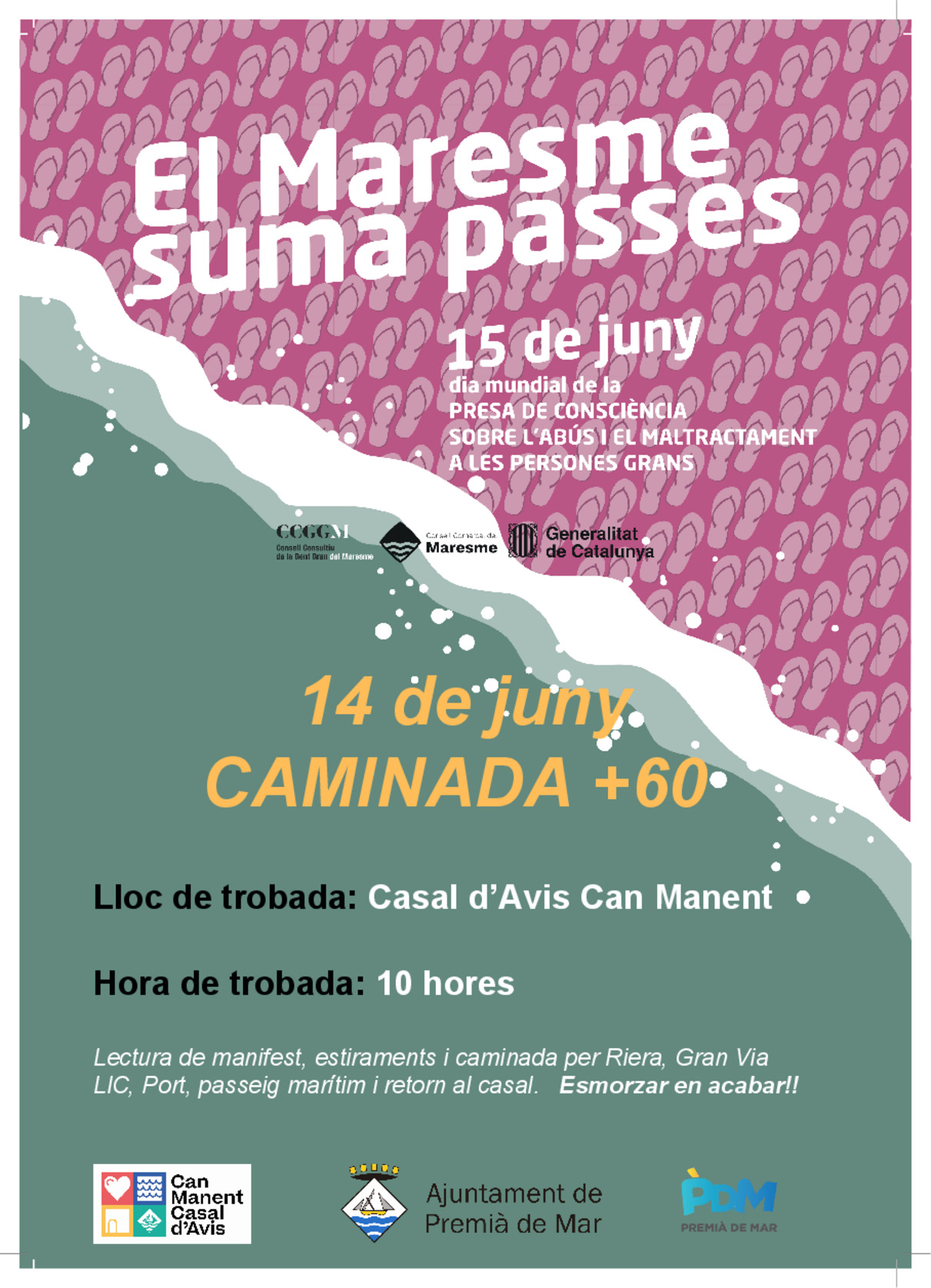 Caminada contra l'ab�s i maltractament a les persones grans