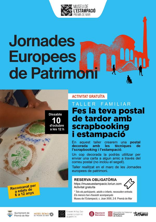 Taller familiar: Fes la teva postal de tardor amb scrapbooking i estampaci�.
