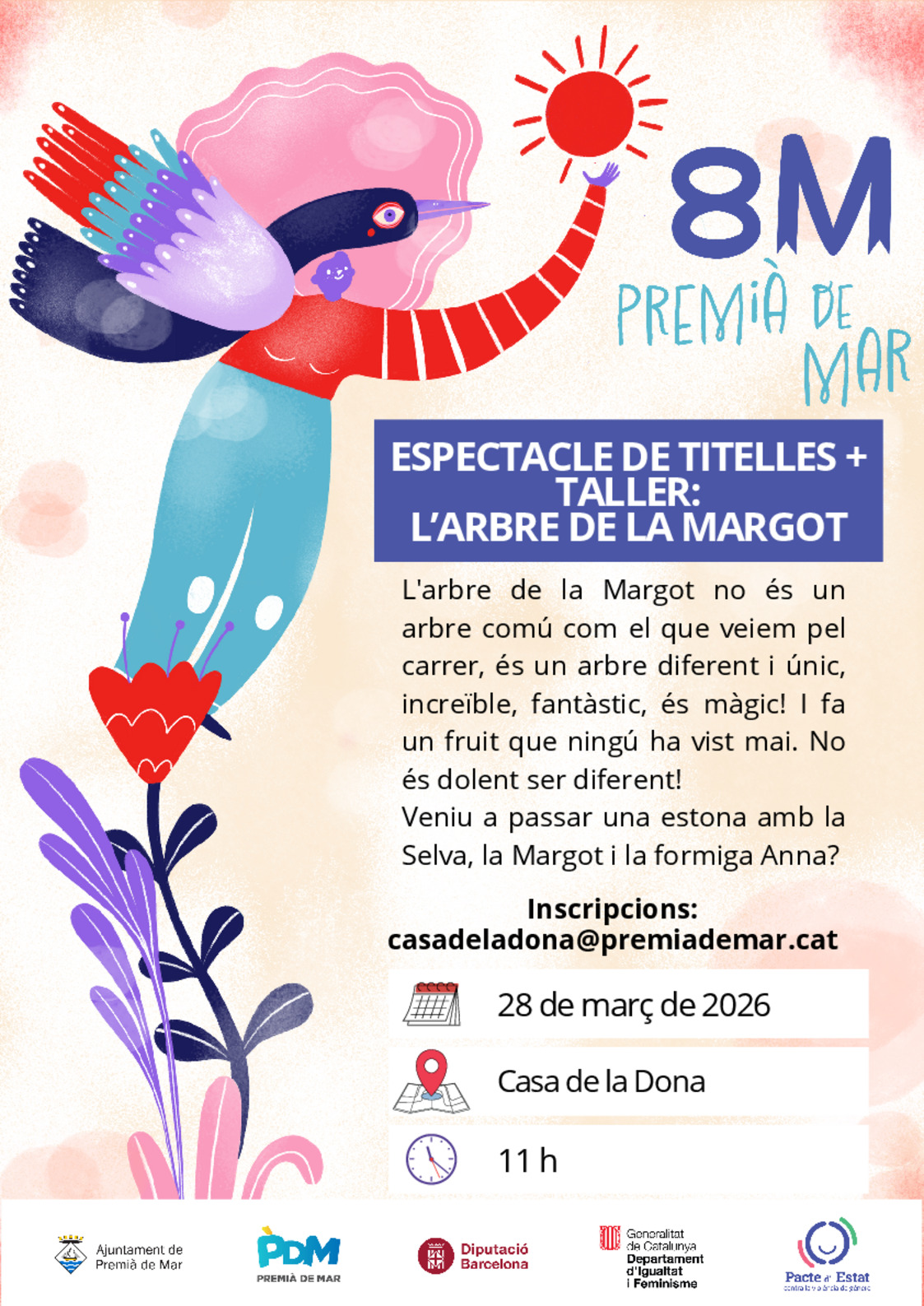 Espectacle de titelles + taller: L�arbre de la Margot