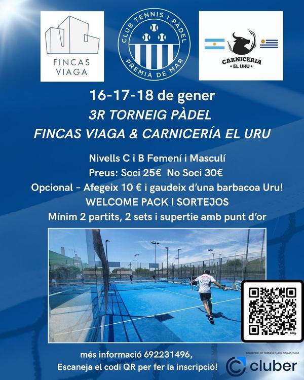 3r Torneig P�del Fincas Viaga & Carnicer�a El Uru