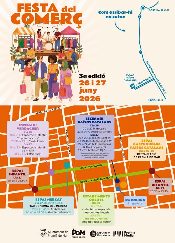 Mapa Festa del Comerç 2026