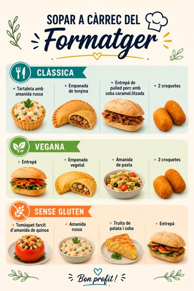 Menus de Can Formatger per les Nits de VEu